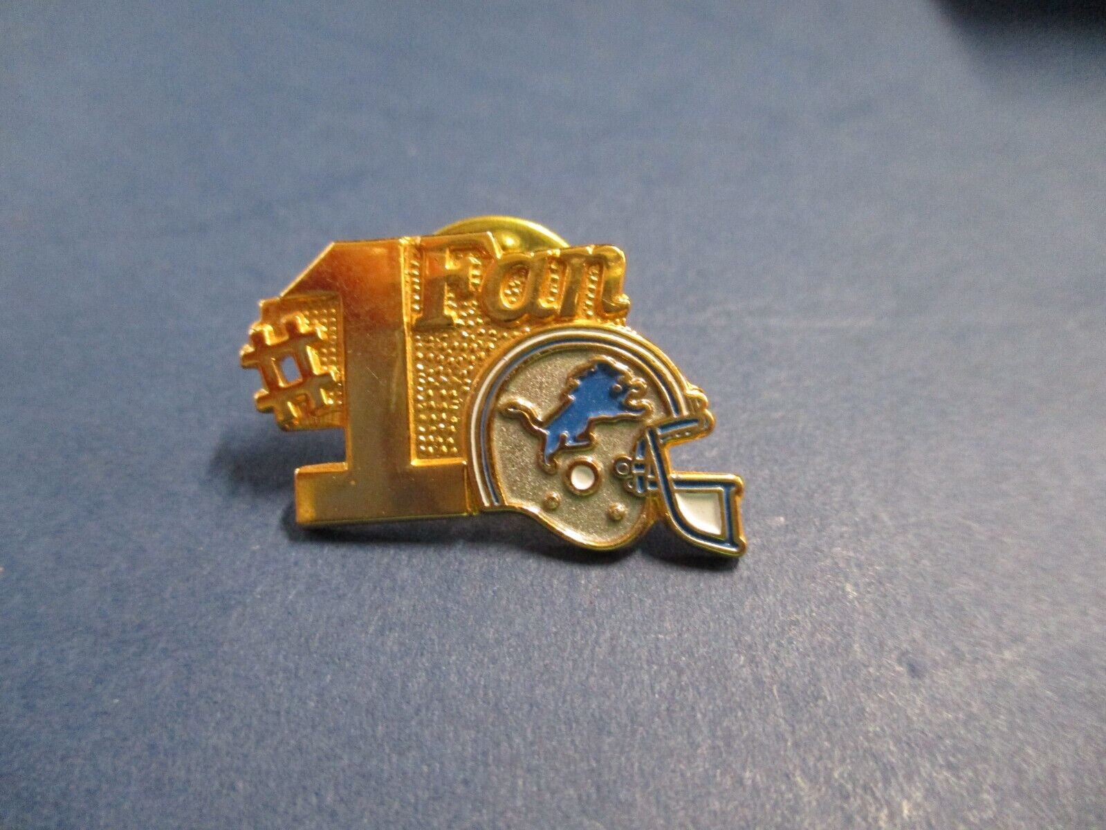 #1 Fan Detroit Lions 1997 Pin  Approx. 1 x 1 Inche