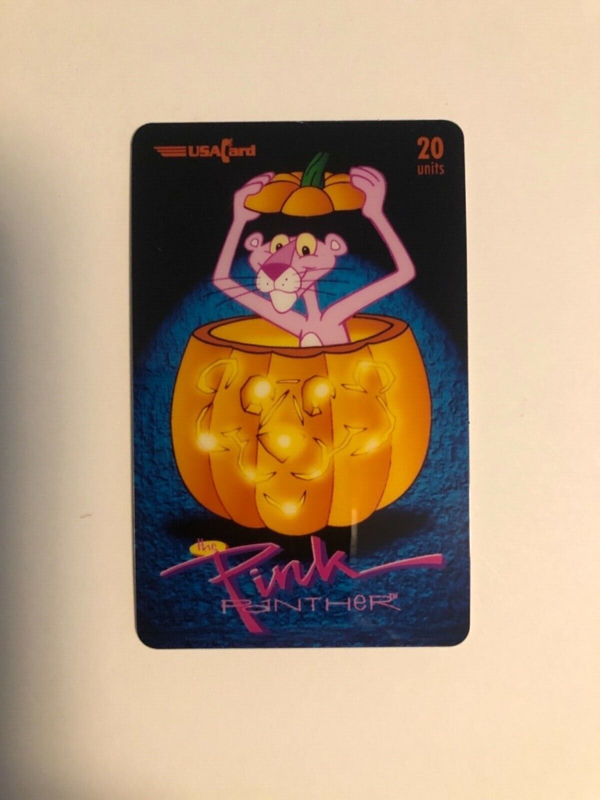 Pink Panther Halloween Phone Card 20 Unit