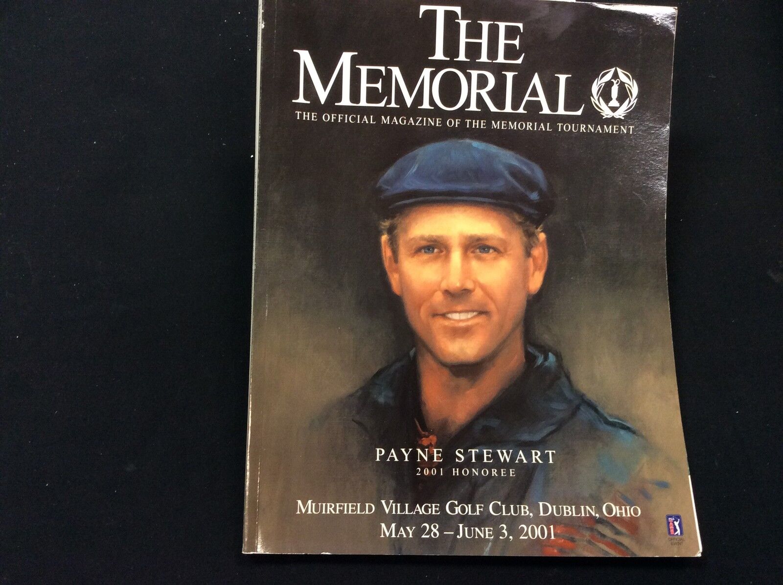 The Memorial Golf Program 2001 Payne Stewart cover Muirfield Village