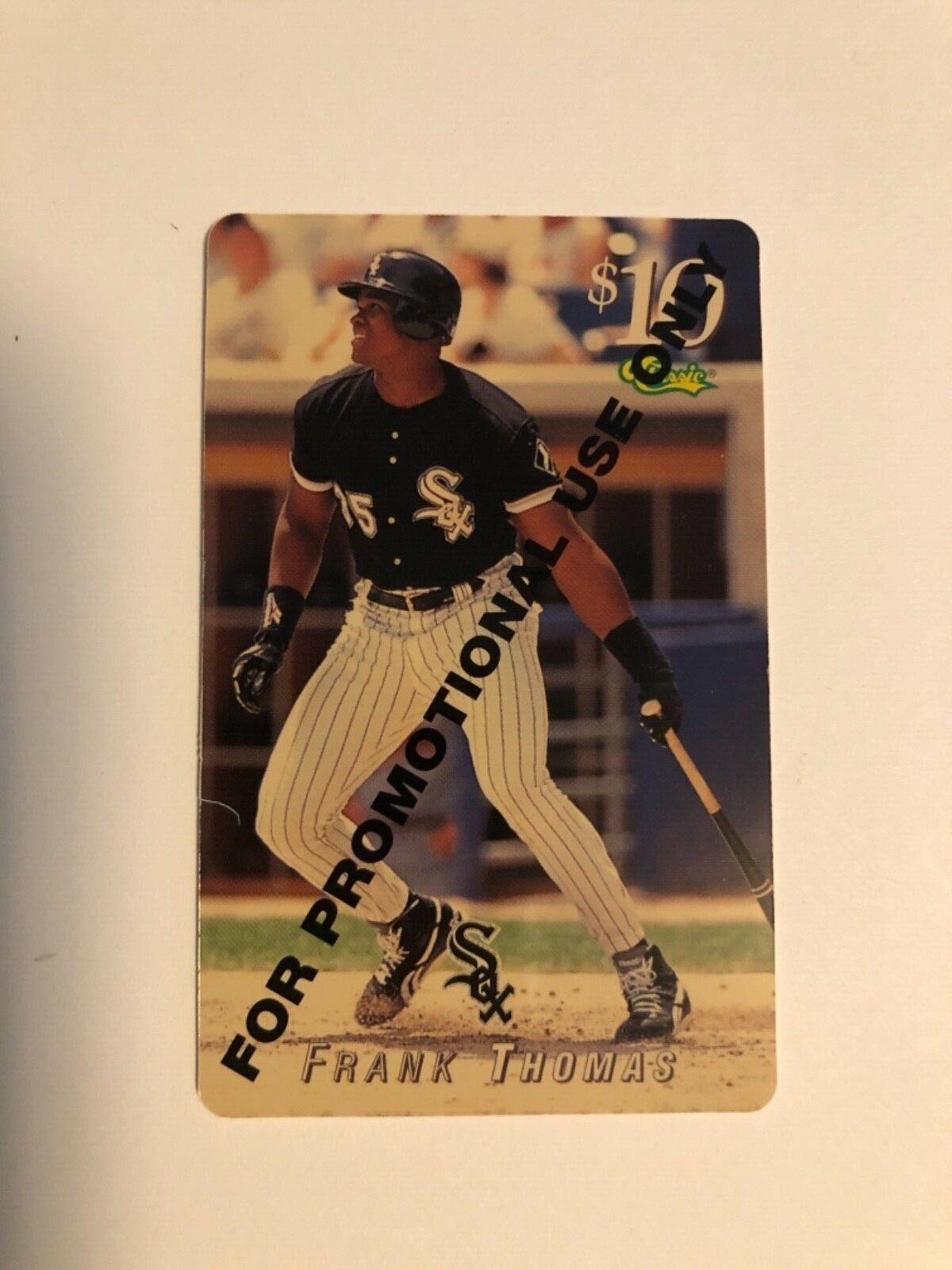 Frank Thomas Promo Phone Card $10