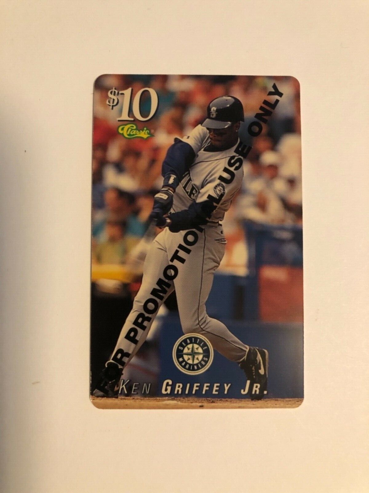 Ken Griffey Jr Promo Phone Card $10