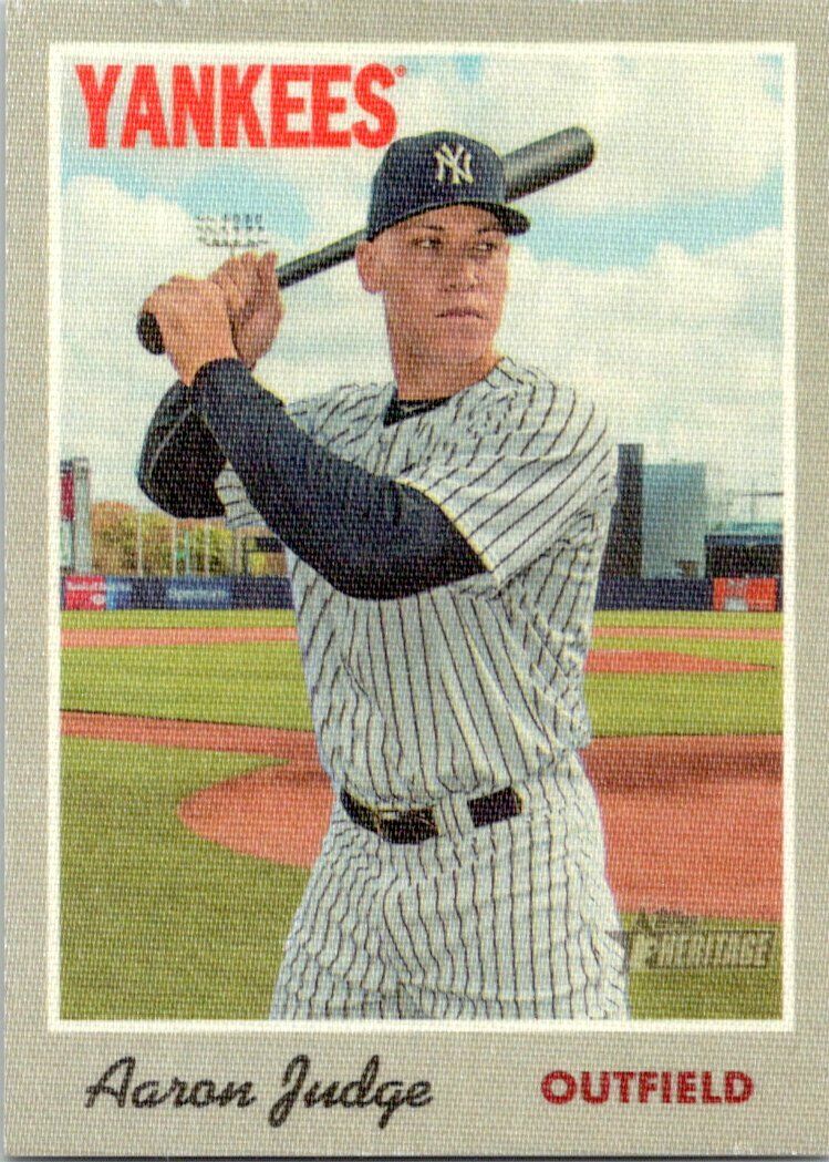 Topps Heritage 2019 Aaron Judge Sticker Walmart Exclusive