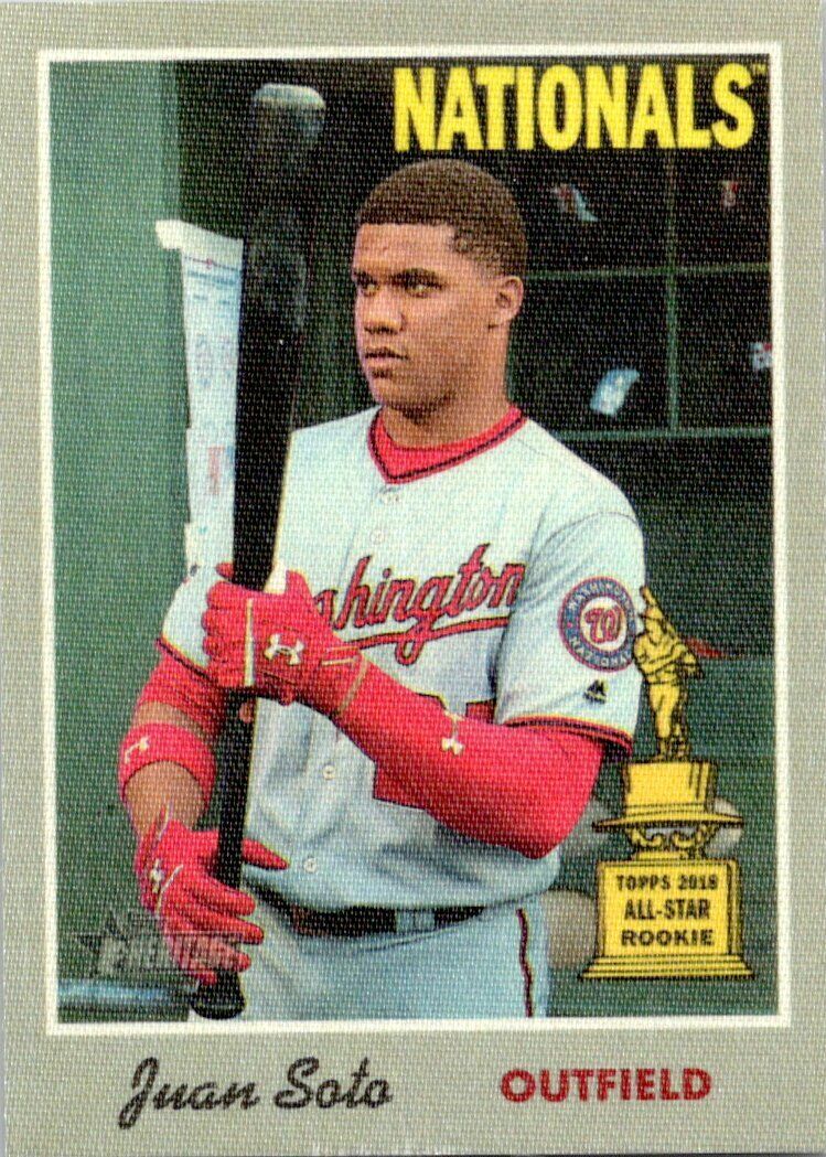 Topps Heritage 2019 Juan Soto Sticker Walmart Exclusive