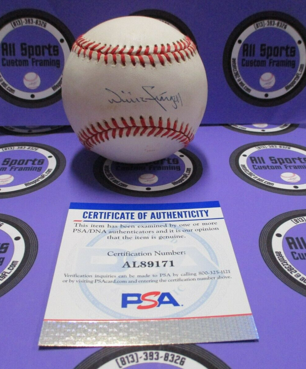 Willie Stargell Pittsburgh Pirates Autographed Rawling Baseball PSA COA #AL89171