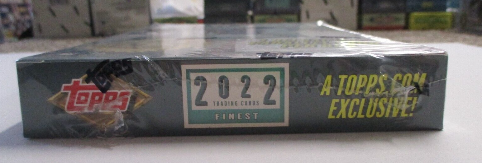 MLB 2022 Topps Finest 1 Refractor Per Box Exclusive Sealed Trading Card Box