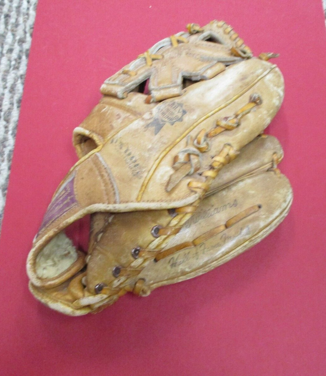 Ted Williams 1966 Hall of Fame Model Baseball Glove Custom Built Nylon