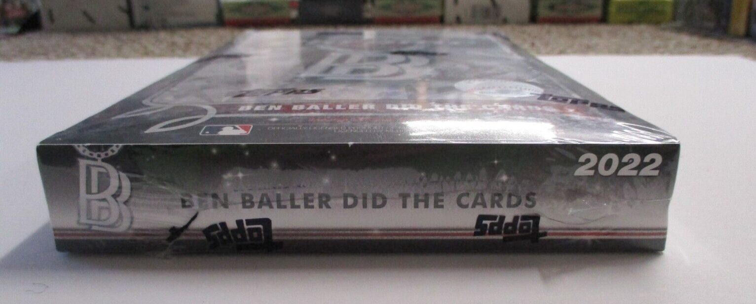 MLB Topps Chrome 2022 Ben Baller Edition 24 Packs Sealed Trading Card Box