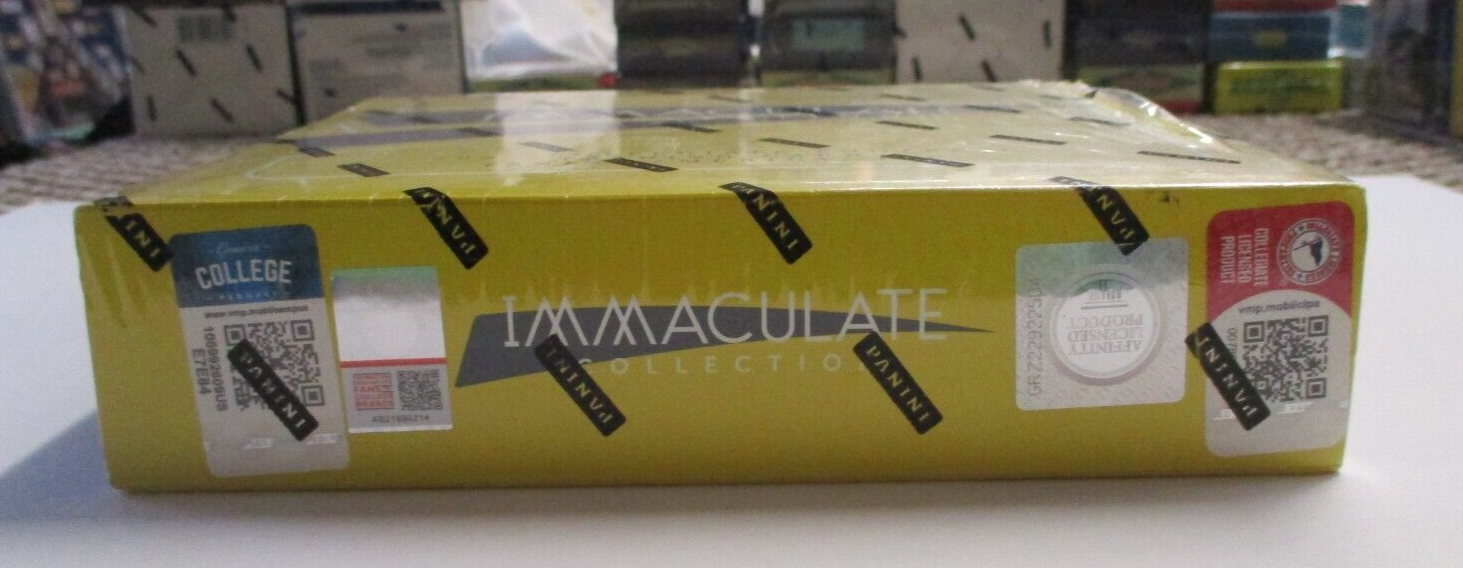 NCAA 2021 Panini Immaculate Collegiate Edition Sealed Football Trading Card Box