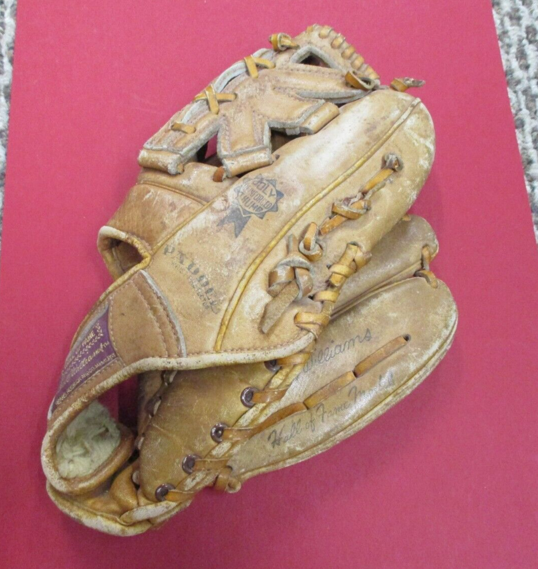 Ted Williams 1966 Hall of Fame Model Baseball Glove Custom Built Nylon