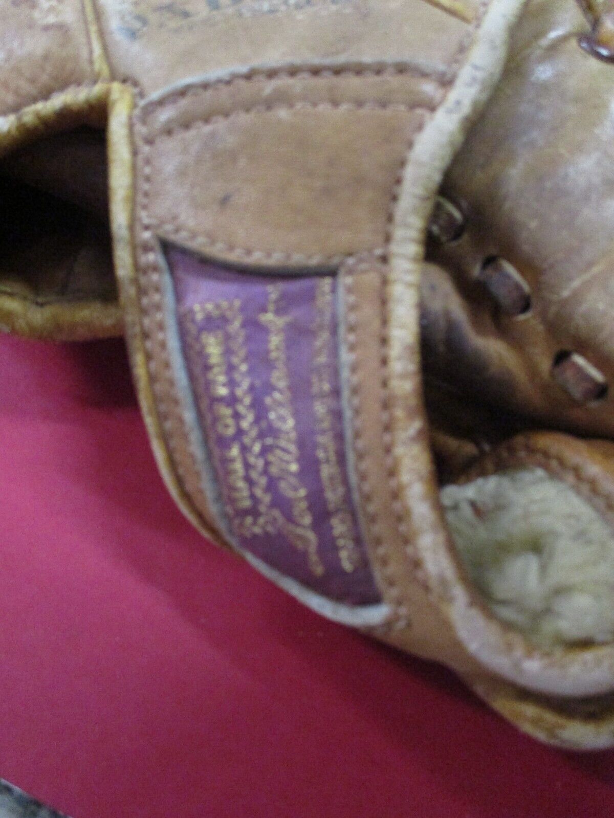 Ted Williams 1966 Hall of Fame Model Baseball Glove Custom Built Nylon