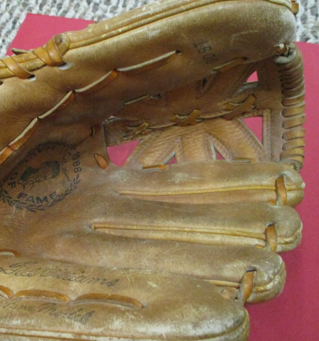 Ted Williams 1966 Hall of Fame Model Baseball Glove Custom Built Nylon