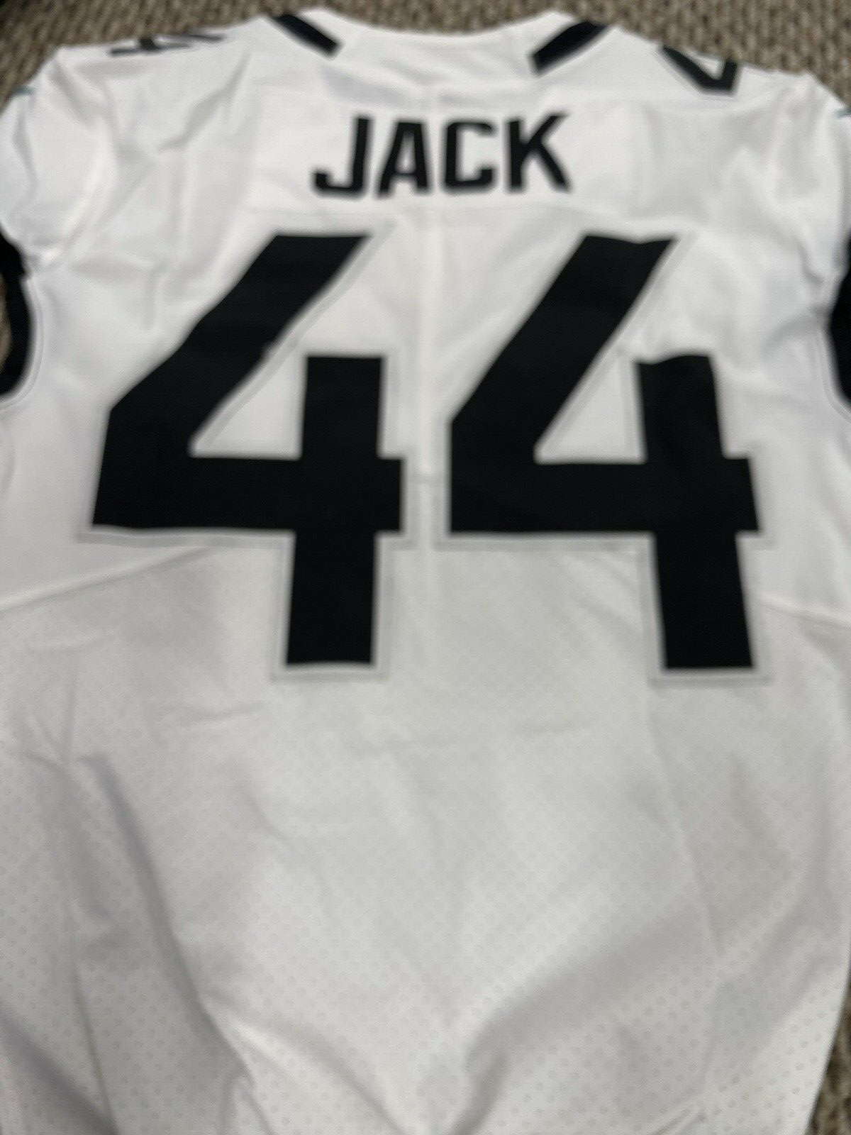 Myles Jack 2018 Game Issued Jacksonville Jaguars Jersey size 42 white NIKE