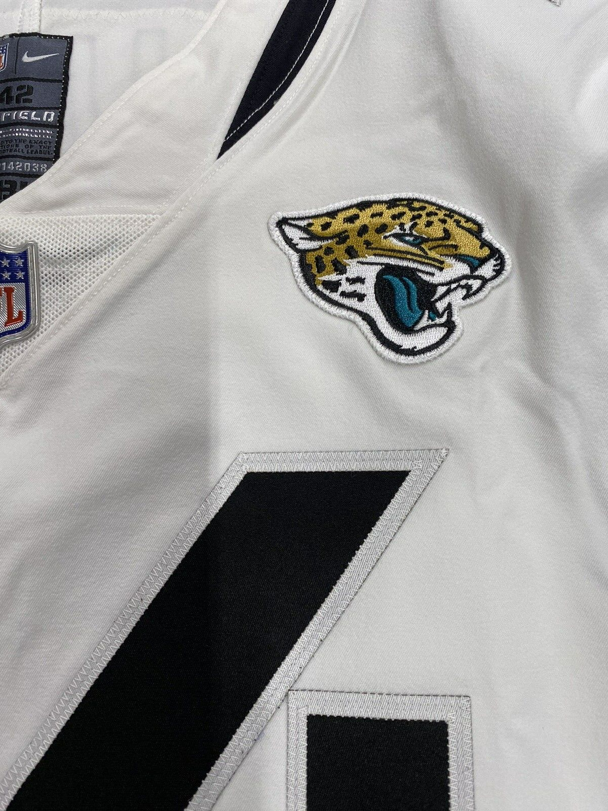 Myles Jack 2018 Game Issued Jacksonville Jaguars Jersey size 42 white NIKE