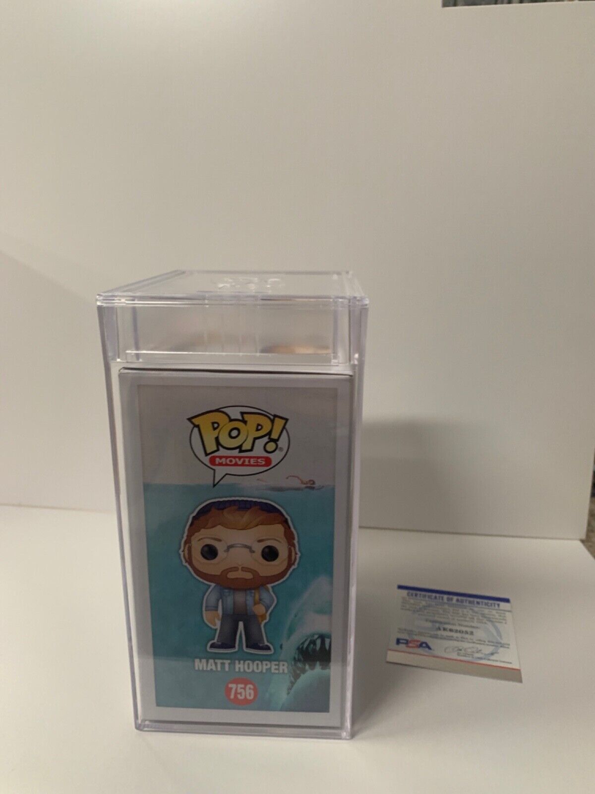 Richard Dreyfuss Signed Funko Pop PSA Slabbed Certified Matt Hooper Jaws #756