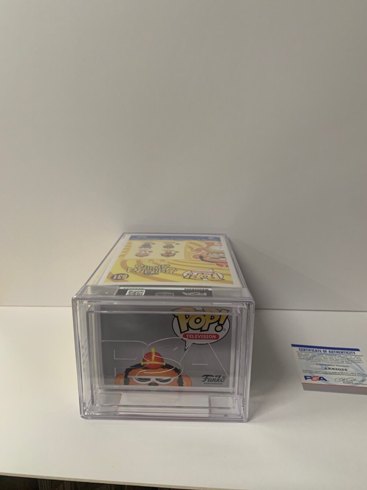 Terence Winkless Signed Funko Pop PSA Slabbed Certified Bingo Banana Splits