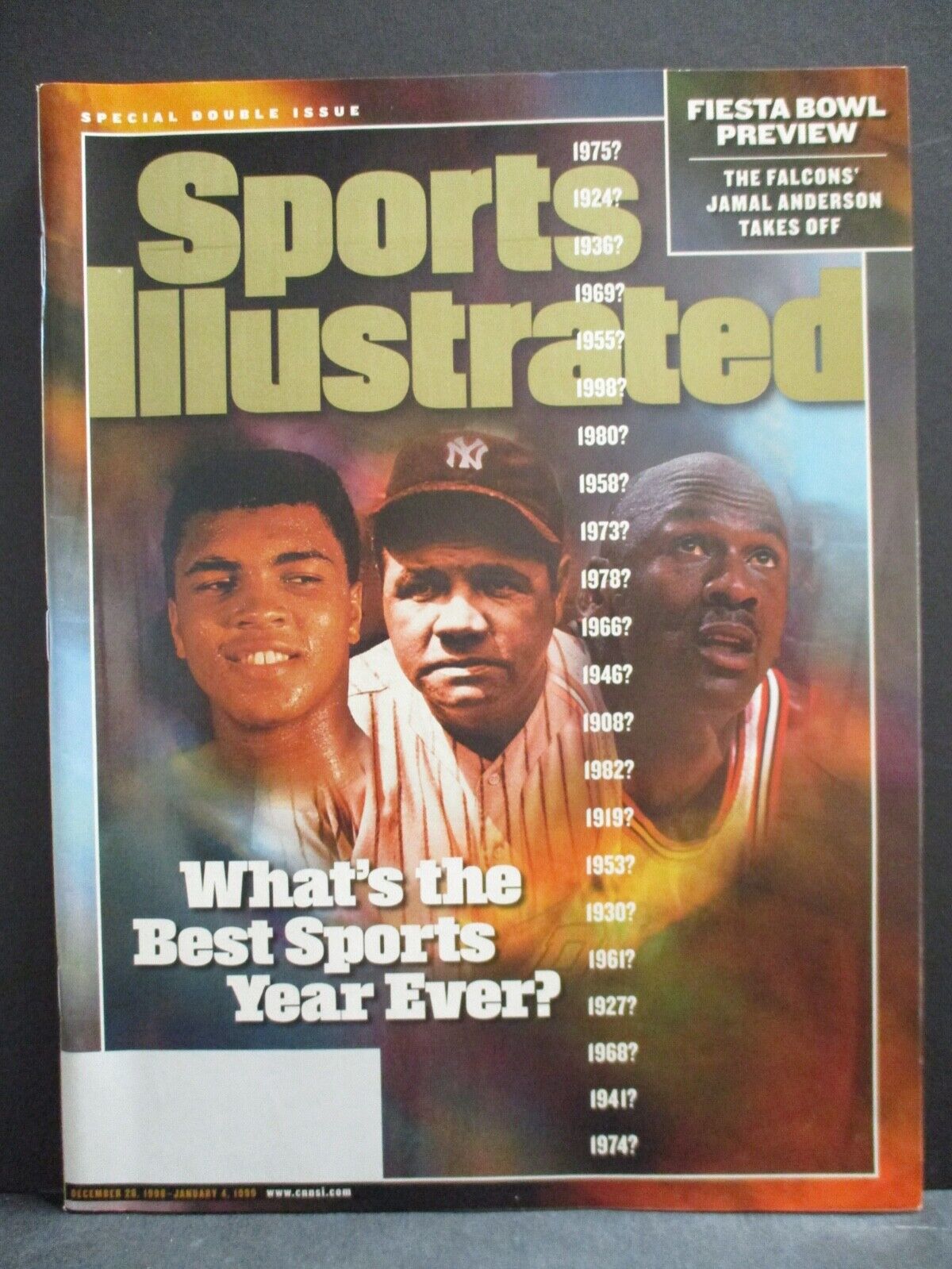 Sports Illustrated Dec 4 1996 Mag. Muhammad Ali Babe Ruth Michael Jordan Cover