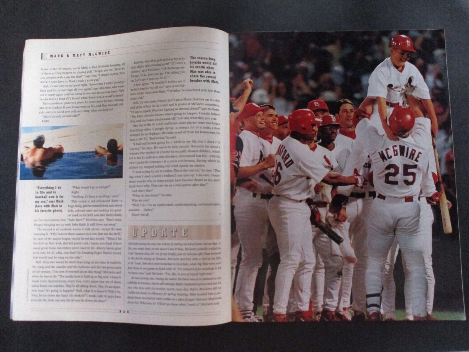 Sports Illustrated September 7 1998 Magazine Mark McGwire Cover No Label Ex