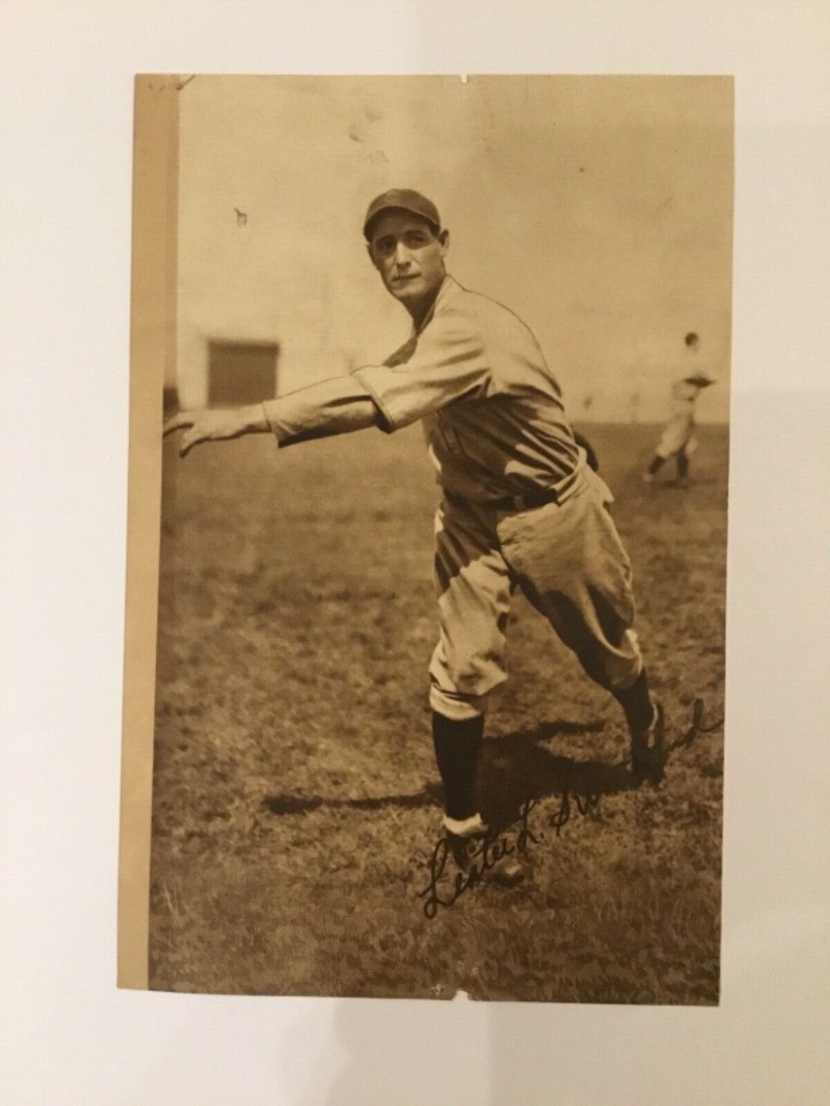 1931 Cubs Team Issued Photo Size 6x9 Lester Sweetland
