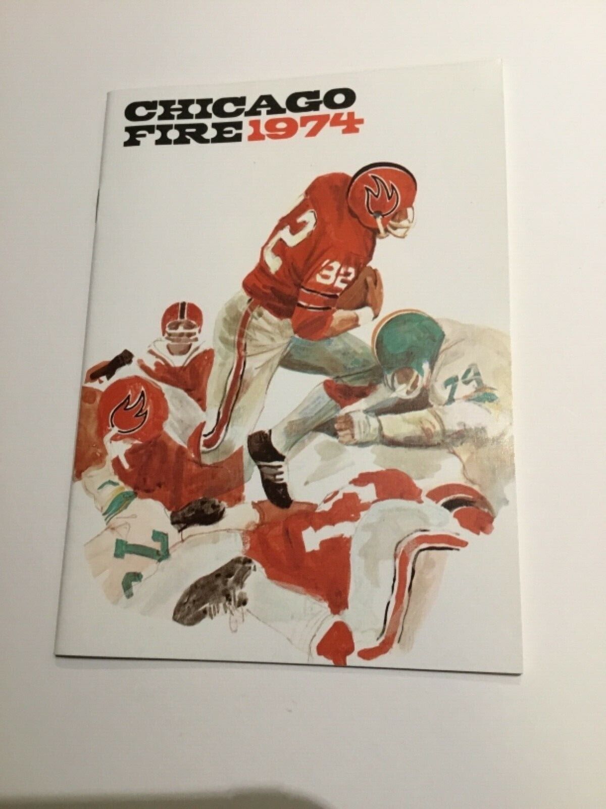 1974 Chicago Fire Media Guide Mint Condition WFL