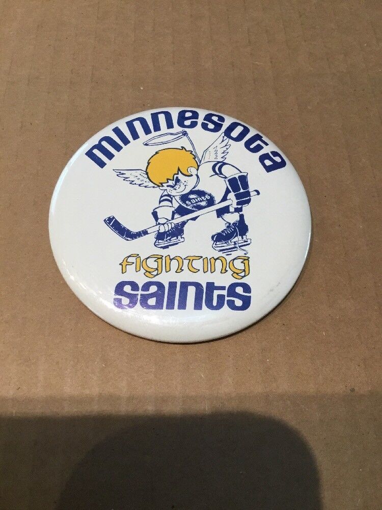 1974 Minnesota Fighting Saints WHA 31/2 Inch Pin