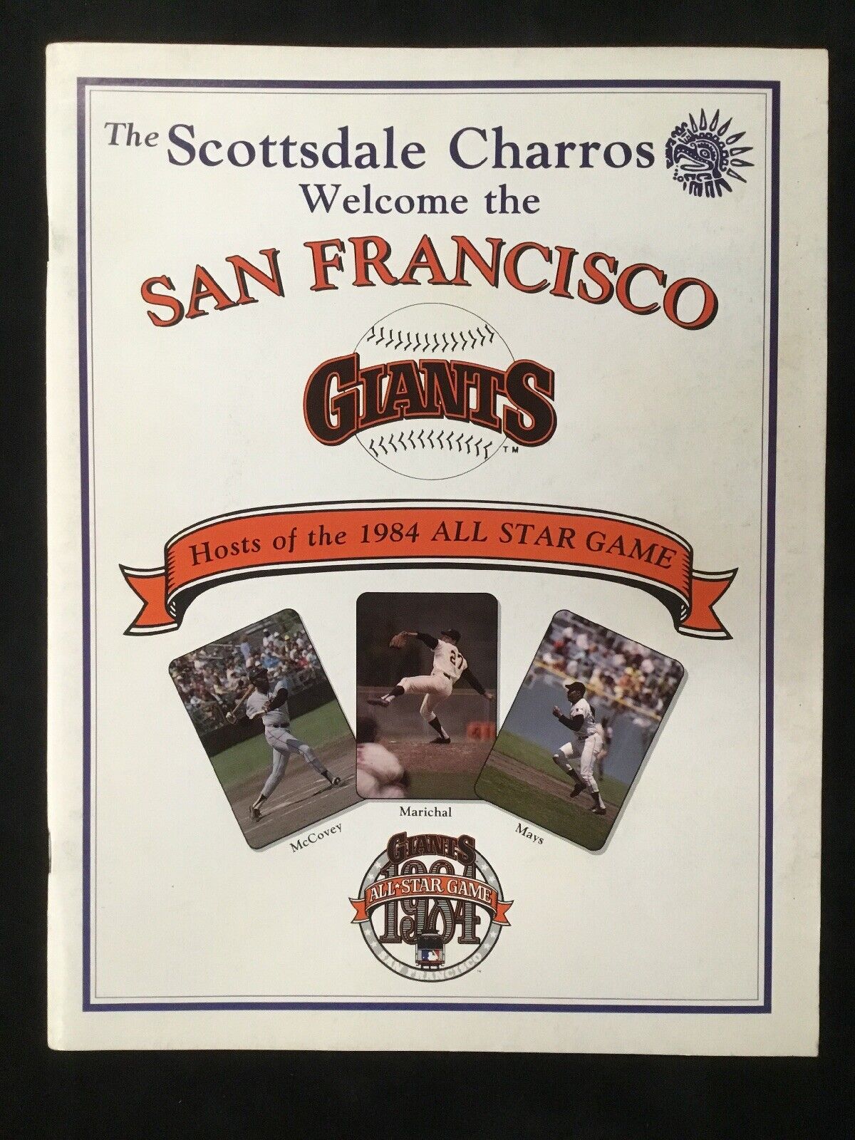 1984 San Francisco Giants Yearbook All Star Scottsdale Charros