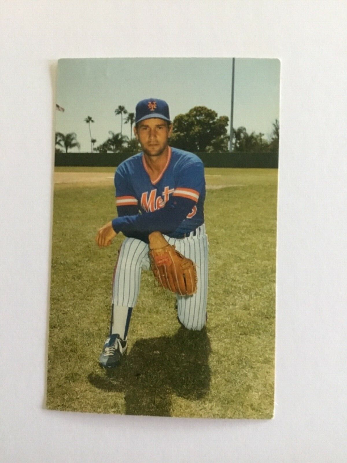 1985 Danny Heep  Mets Barry Colla  Postcard Ex Condition