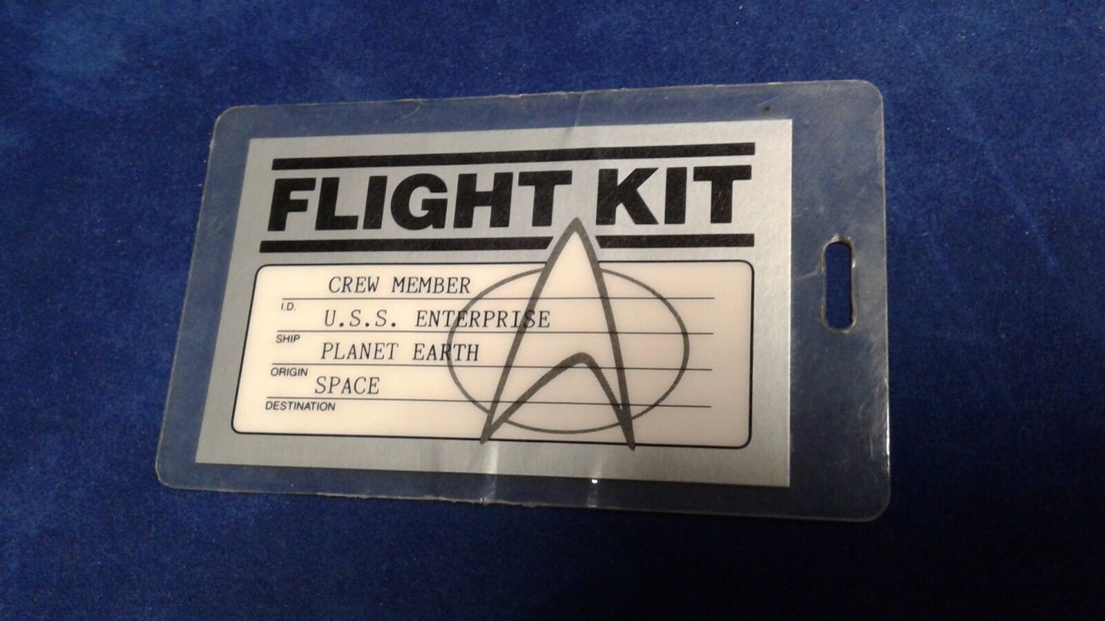 1987-1994  Star Trek The Next Generation Show Crew Flight Kit Badge Rare
