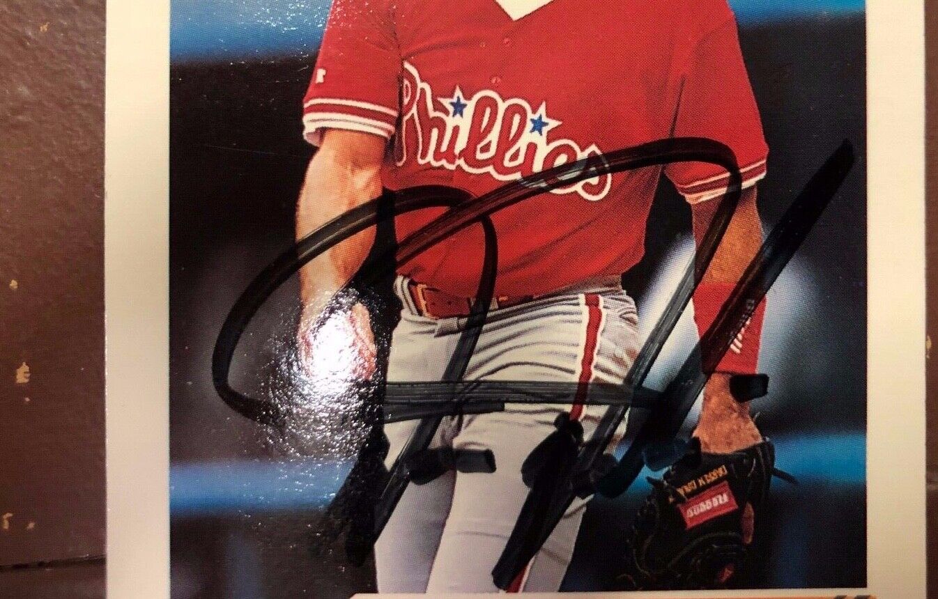 1992 Bowman Darren Daulton Autographed signed Baseball Card