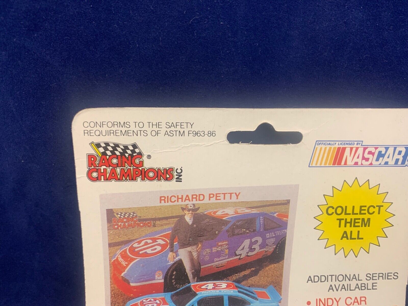 1992 Racing Champions  Daytona 500 Stock car 1992 Daytona Card and Display