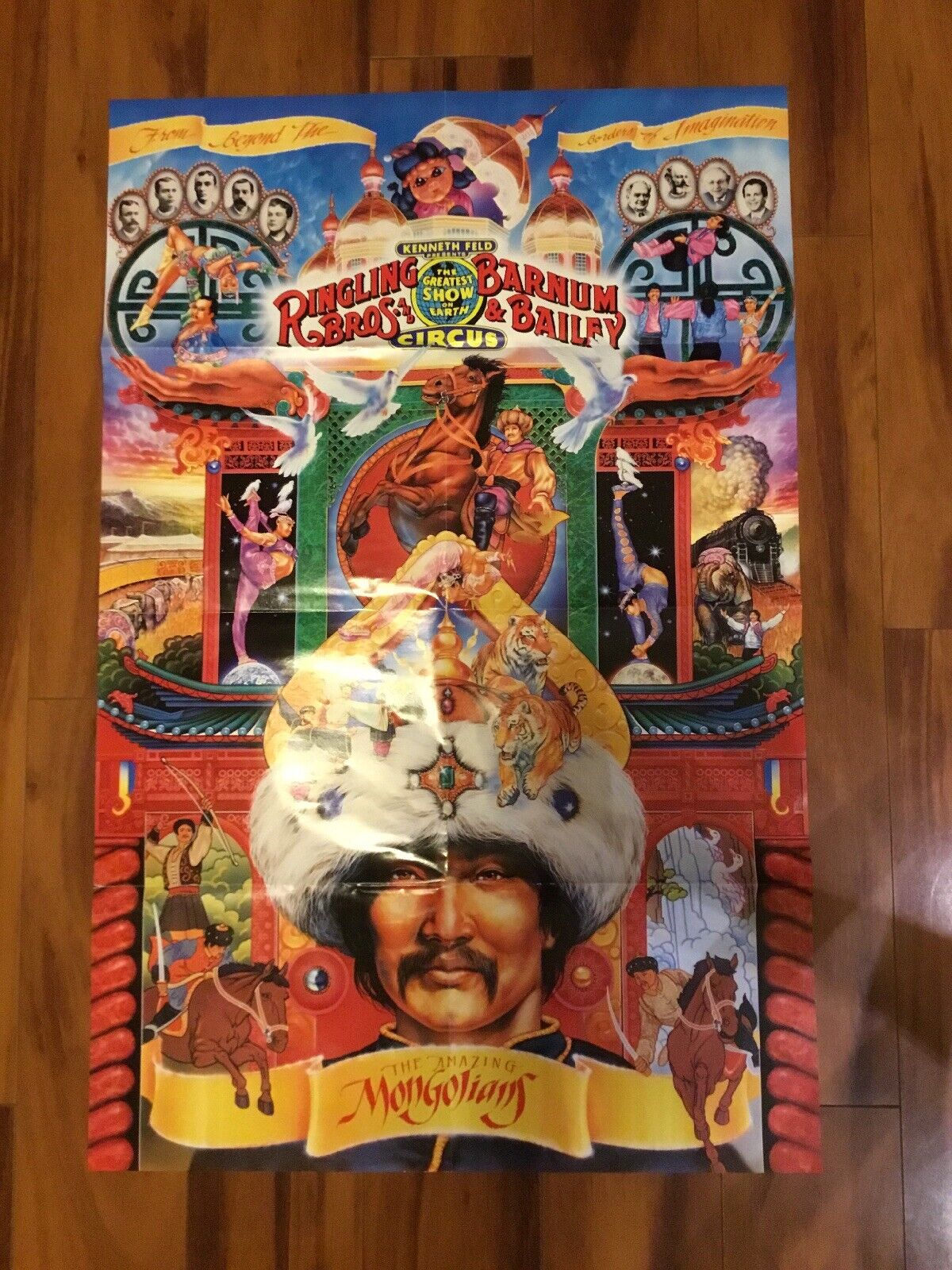1992 Ringling Brothers and Barnum Bailey Circus Program 122nd Edition Poster