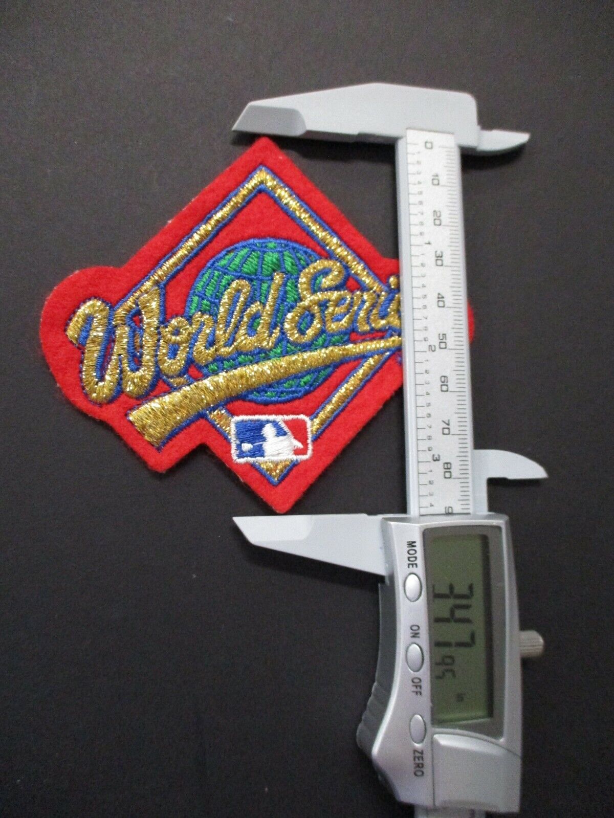 1992 Mlb World Series Logo Jersey Patch Atlanta Braves