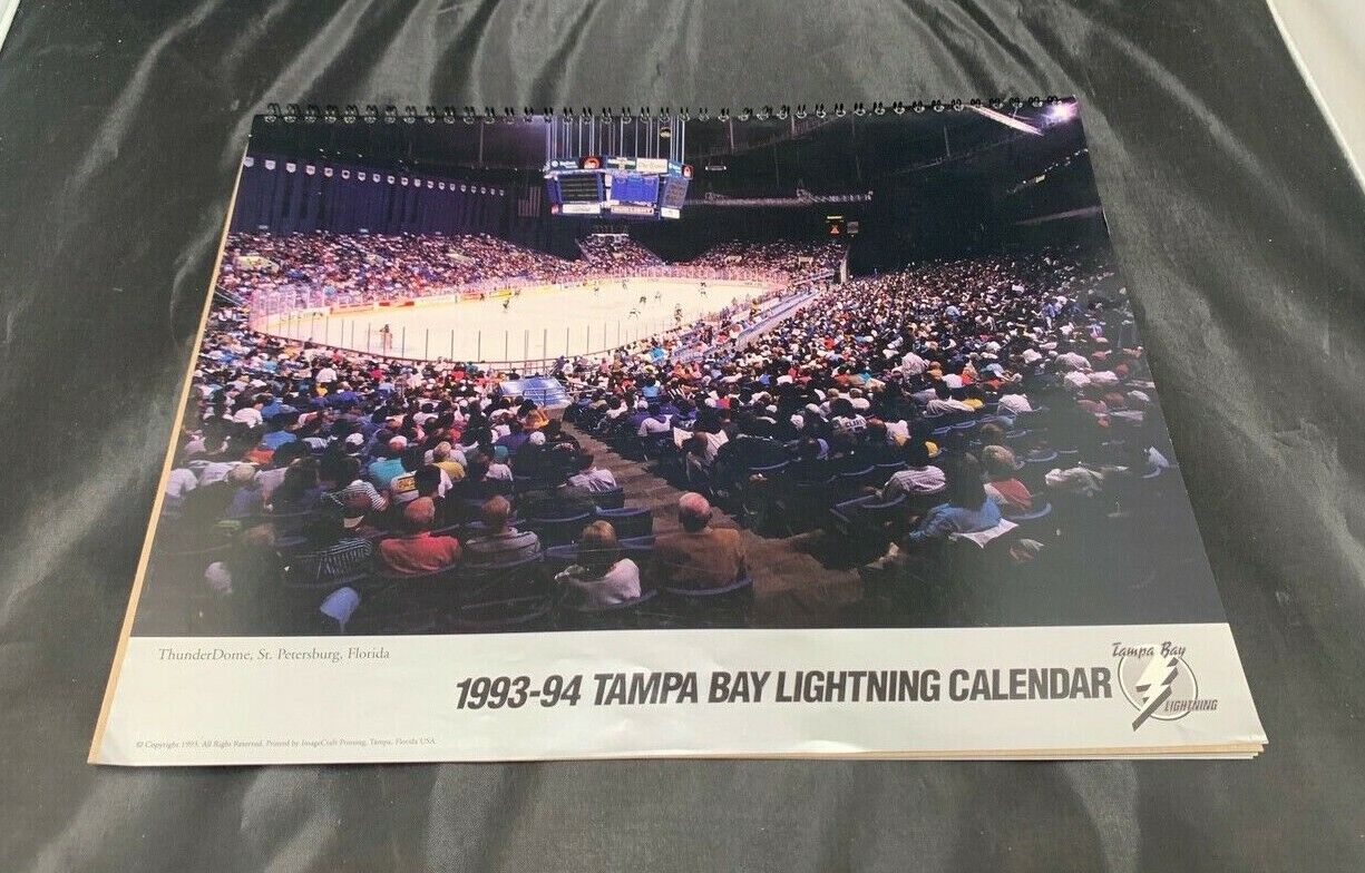 1993-94 Tampa Bay Lightning Team Calender
