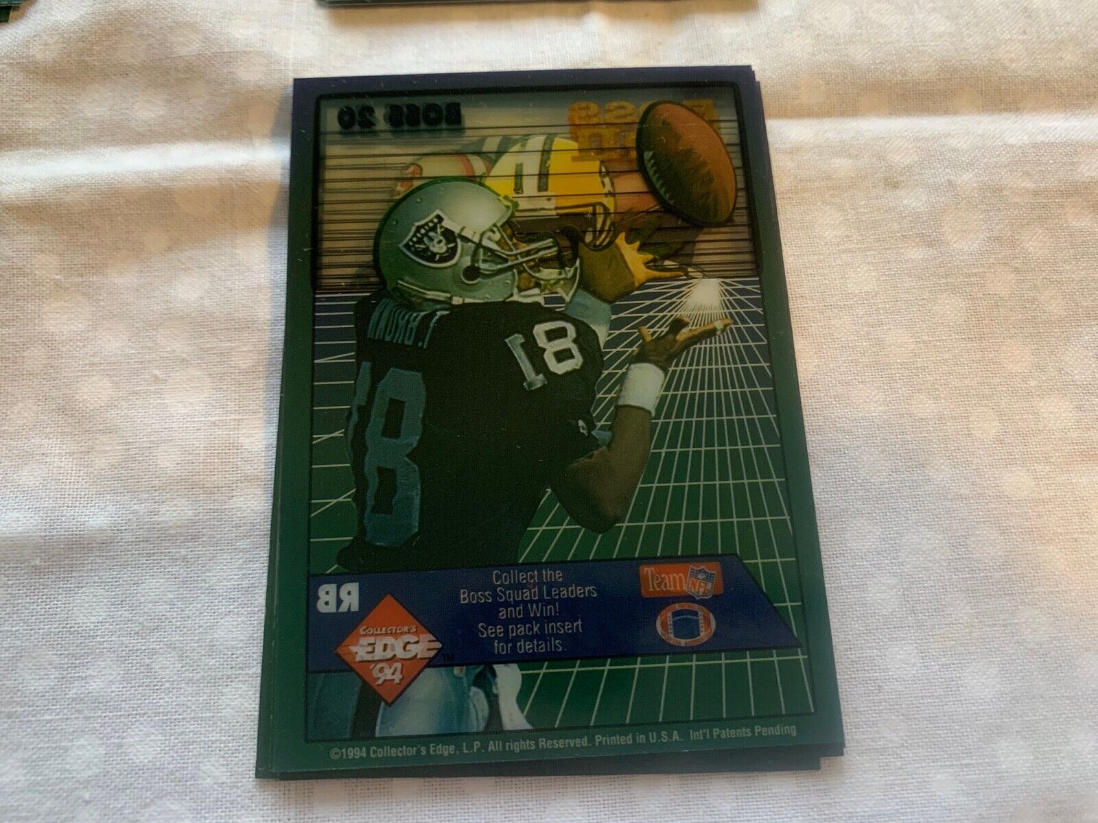1994 Edge Boss EQII Football Card Set featuring 25 Cards with Favre and Emmitt