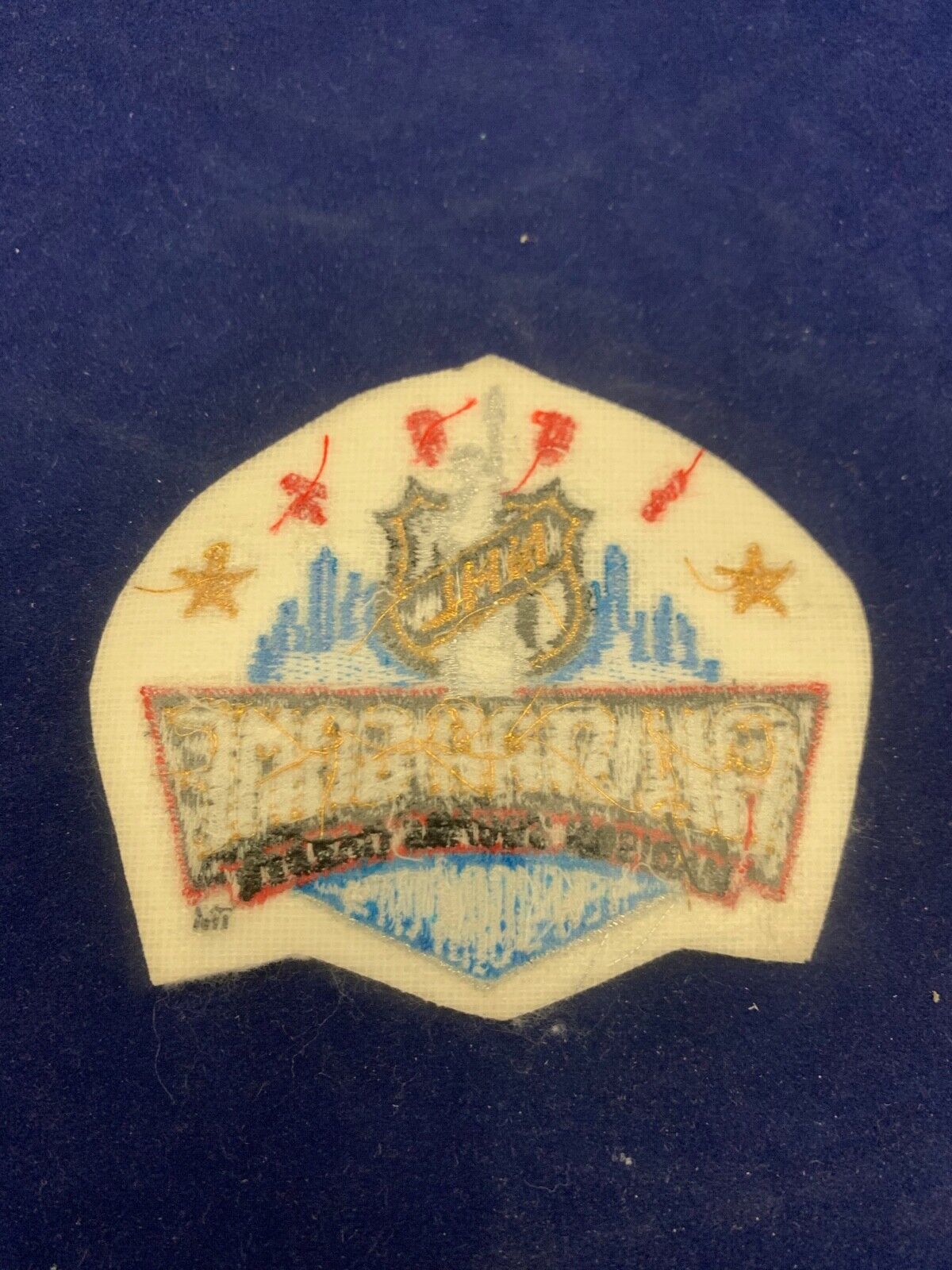 1994 NHL All Star Game Madison Square Garden New York Patch Size 3 x 3.5 inches