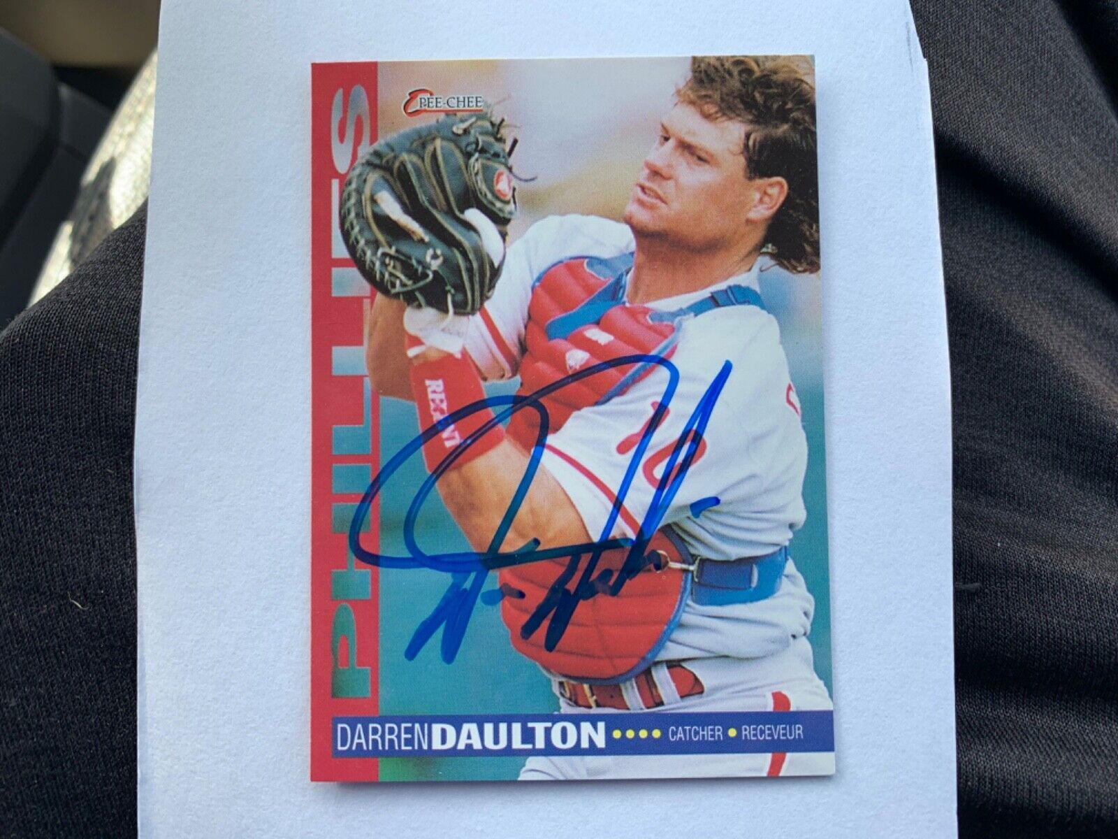 1994 O-Pee-Chee Darren Daulton Autographed Signed Baseball Card OPC