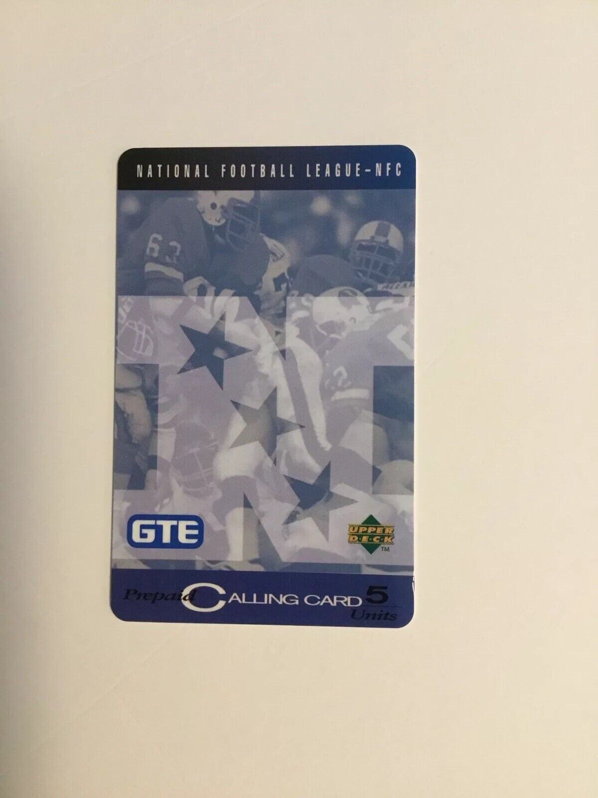 1994 Upper Deck NFC Phone Card Featuring Lee Roy Selmon Advertising Card  GTE