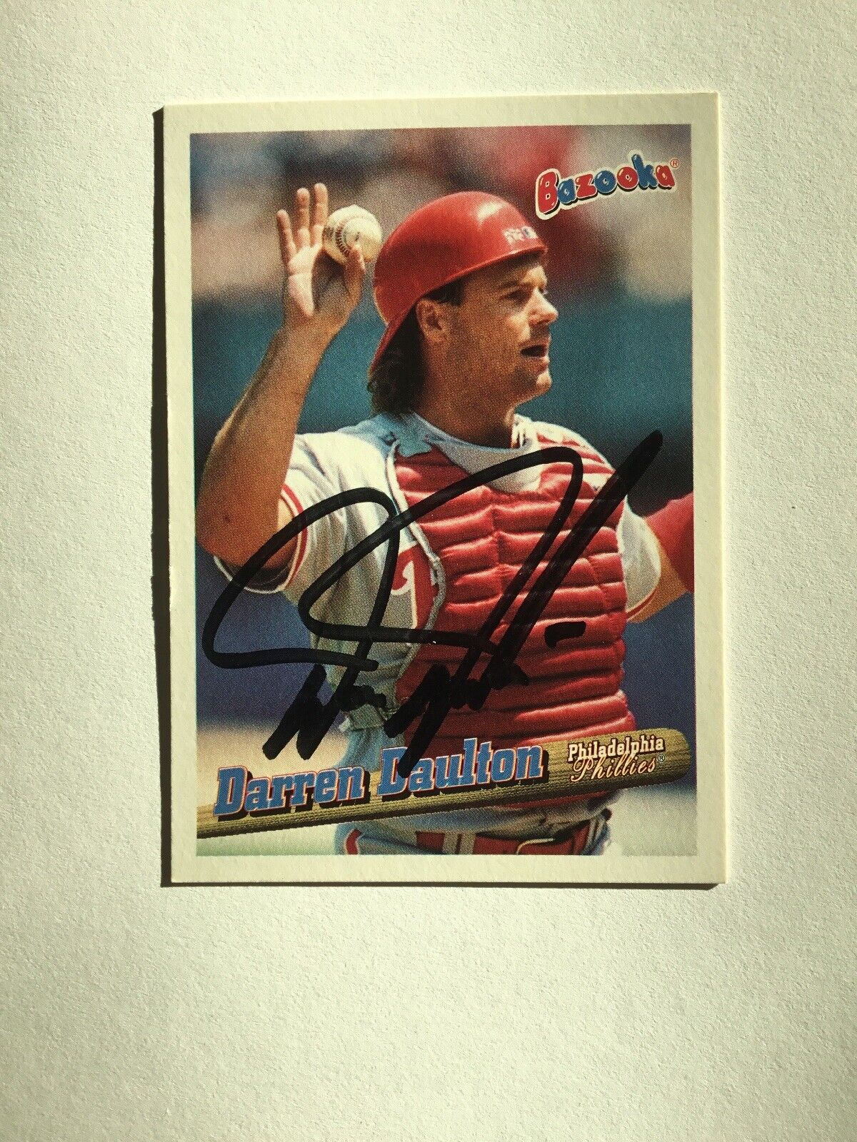 Darren Daulton autographed Baseball Card (Philadelphia Phillies