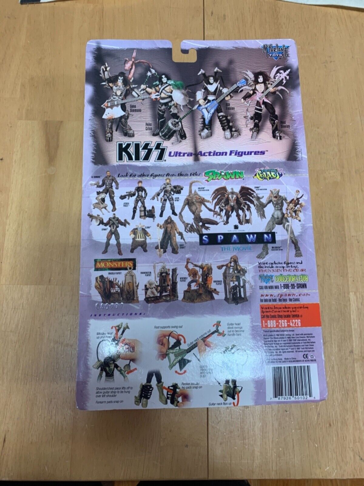 1997 Kiss Ace Frehley Ultra Action Figure McFarlane Toys