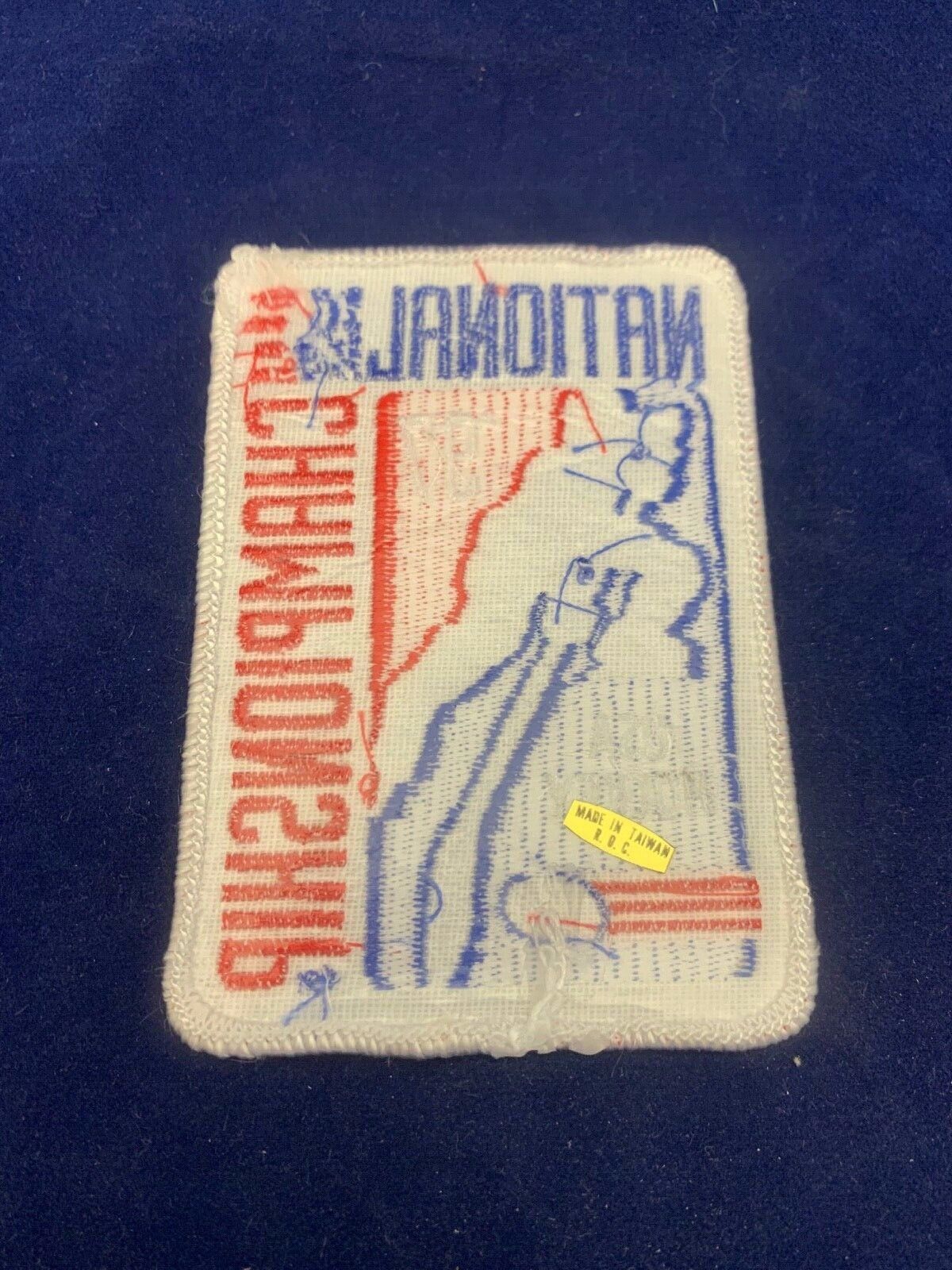 1997 National USA Hockey Championship Patch Size 3 x 4.25 inches