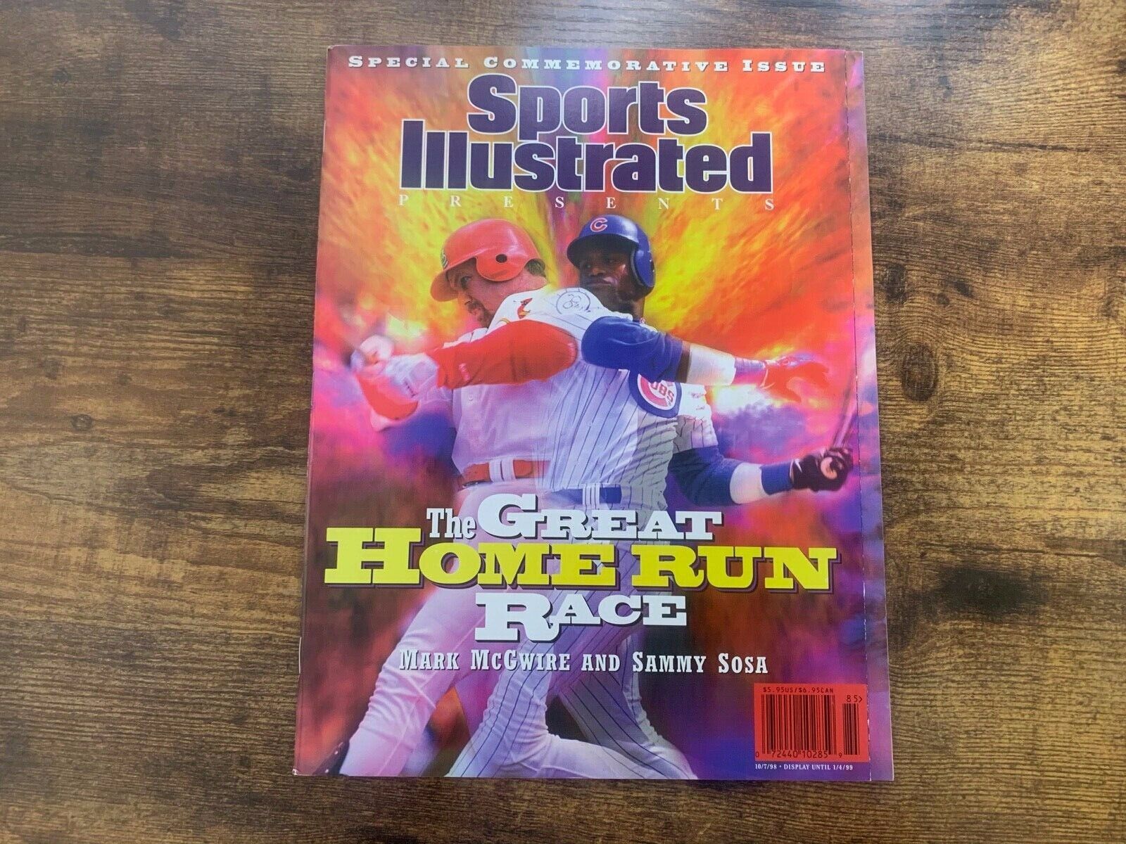 1998 Sports Illustrated Mcgwire and Sosa The Great Homerun Race no label Ex