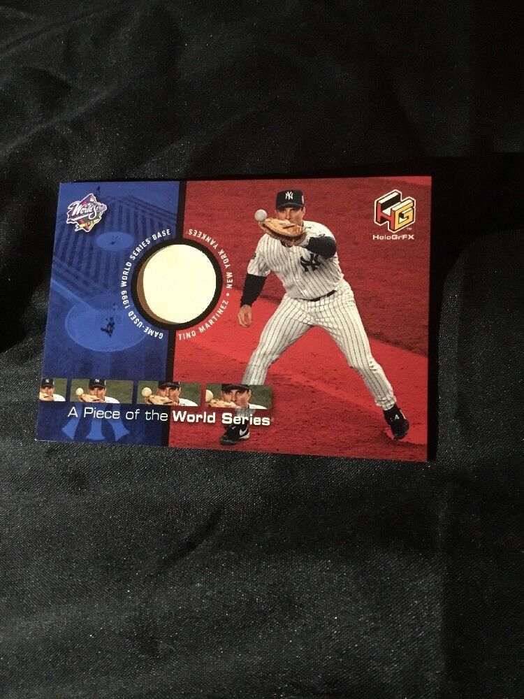 2000 Upper Deck  Holo GrFx A Piece Of The World Series Tino Martinez Card NM