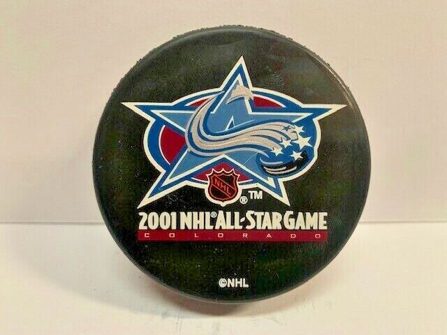 2001 NHL All Star Colorado Puck Official Licensed Puck