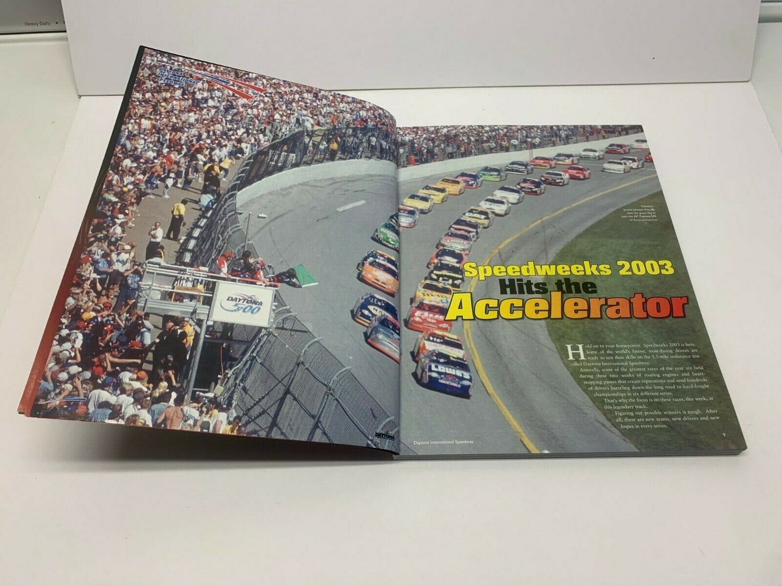 2003 Daytona 500 Official Racing Program Souvenir in ex condition