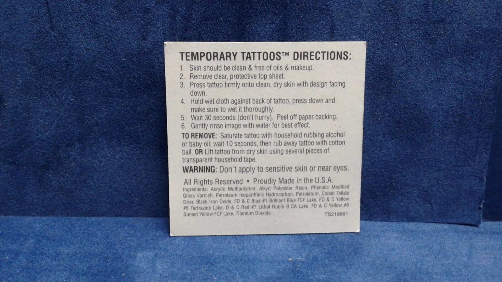 2004 NHL STANLEY CUP CHAMPIONSHIP TAMPA BAY LIGHTNING TATTOO LOT of 10