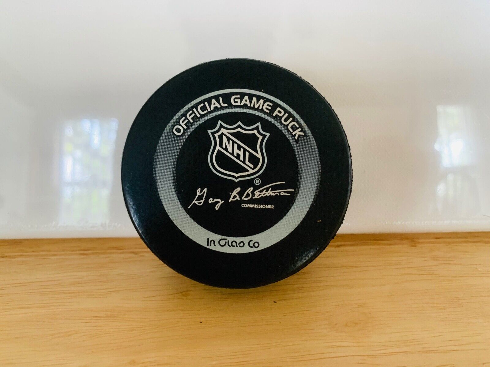 2004 Stanley Cup Official Hockey Puck from Game Four NHL Tampa Bay Lightning