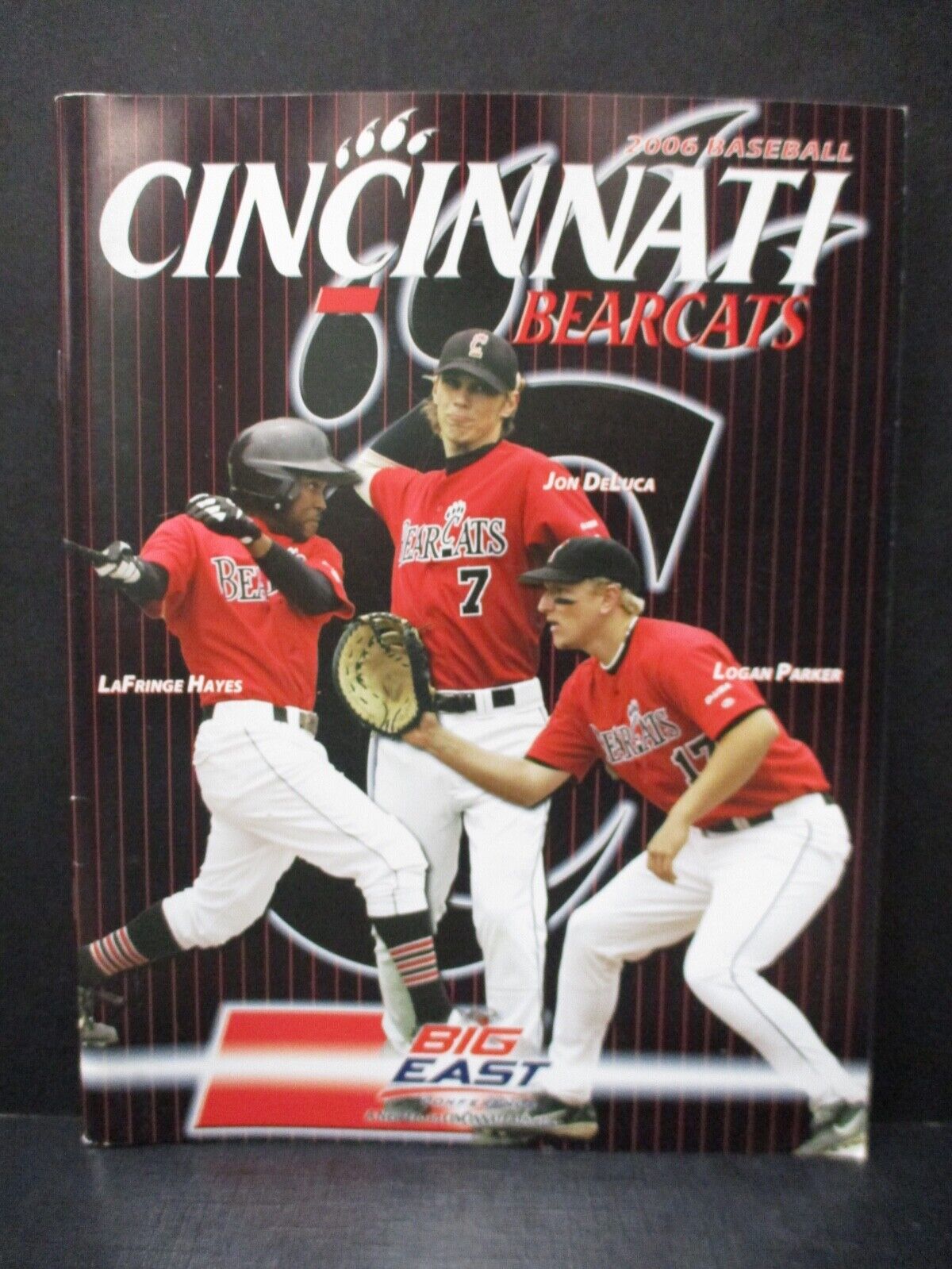 2006 Cincinnati Bearcats College Baseball Media Guide John Deluca LaFr -  All Sports Custom Framing