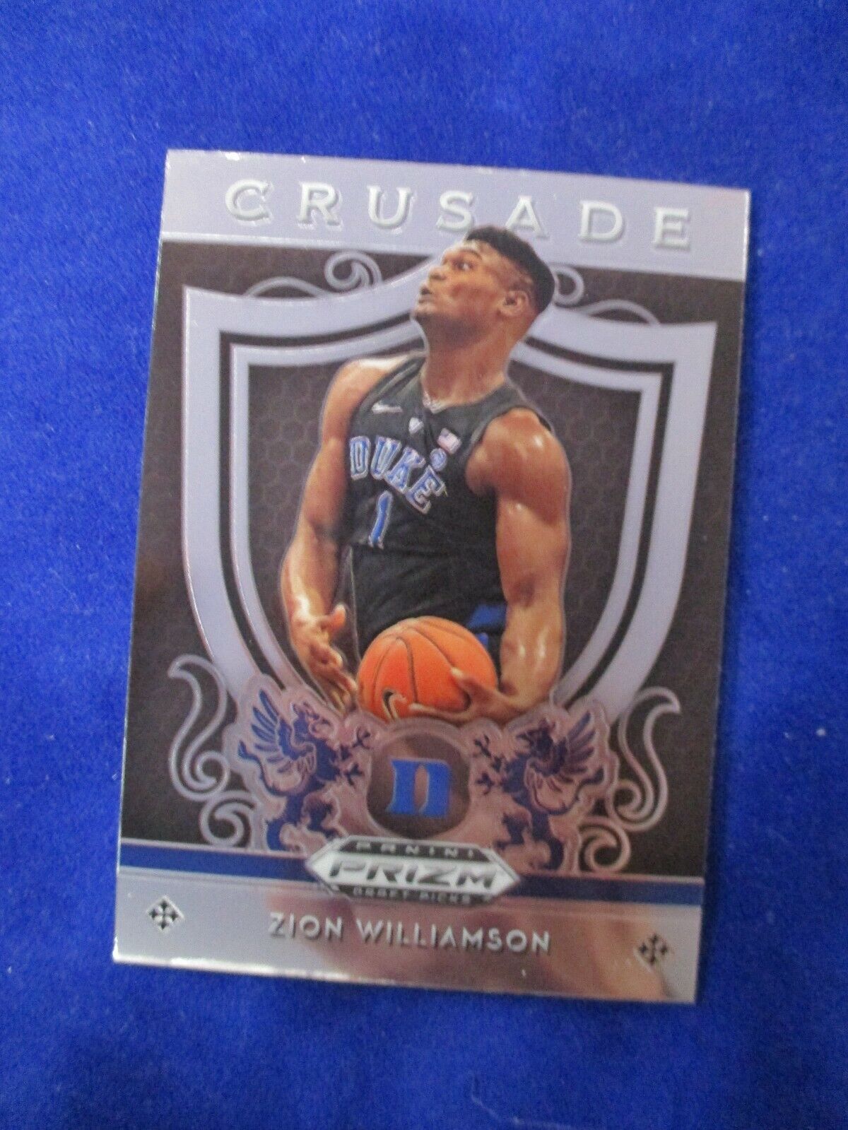 2019/2020 Zion Williamson Panini Prizm Draft Picks Crusade No. 51 Duke Uni