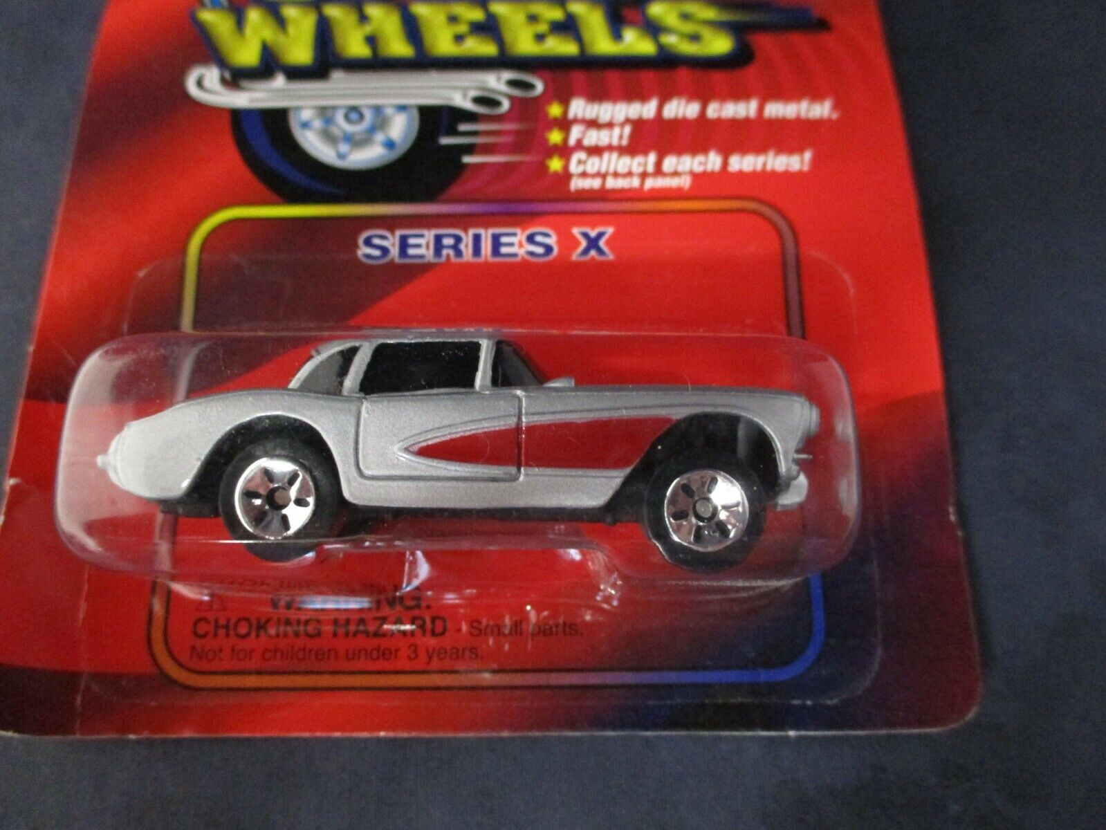 '57 Chevrolet Corvette Speed Wheels Series X Die Cast Metal