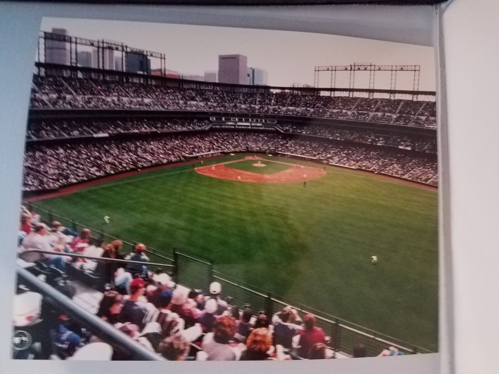 8x10 PHOTO OF COORS FIELD