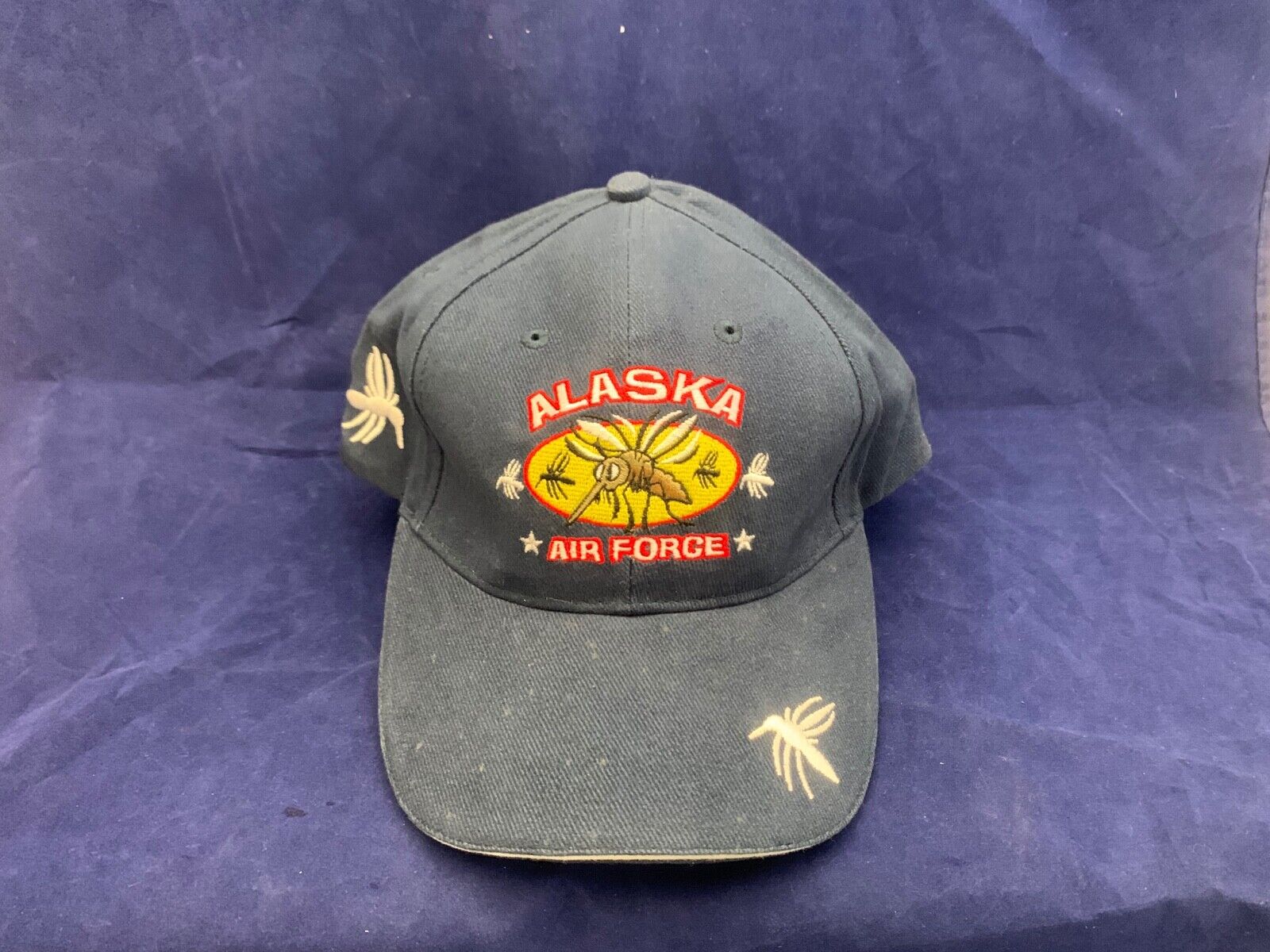 Alaska Air Force 100% Cotton Hat Adjustable Size Northwest Embroidery Inc.